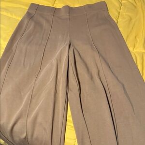 Jones & Co Tan Wide-Leg Pants